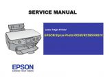 Manual de Servicio en Inglés Impresora Epson RX585 RX595 RX610