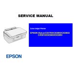 Manual de Servicio en Inglés Impresora Epson Stylus CX3700 3700 3705 3810/DX3700 3850
