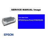 Manual de Servicio en Inglés Impresora Epson Stylus Photo R1800 R2400