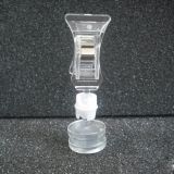 Magnetic transparente Clip de plástico base transparente para la promoción 70mm