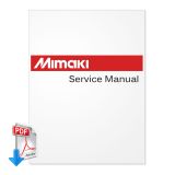 Manual de Servicio Impresora Cortadora Ingles MIMAKI CJV30-60 / CJV30-100 / CJV30-130 / CJV30-160 / TPC-1000