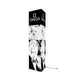 Tower LED Lite Tension Fabric Banner Stands Triangle Shape 6ft Size
