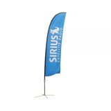 4m Wing Banner with Cross Base