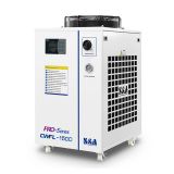 S&A CW-FL-1500AN Industrial Water Chiller for Cooling 1500W Fiber Laser, 2.35HP, AC 1P 220V, 50Hz