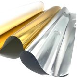 CALCA 13in x 65.6ft DTF Gold/Silver Foil Film Roll,Cold Peel