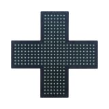 18.9 x 18.9in(48 x 48CM) Small Indoor LED Cross Pharmacy Plastic Sign Light Animated Drug Store Advertising Display