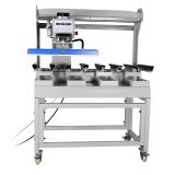 Qomolangma 16in x 24in Semi-Automatic Up-Sliding Pneumatic Eight-Bar Heat Press Machine – For Seamless Flat Bonding of Denim & Underwear