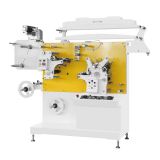 1221 Flexo Fabric Label Printing Machine for Polyester Satin Ribbon Nylon Taffeta Clothes