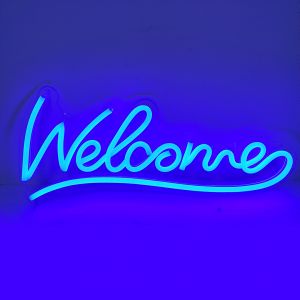 CALCA Welcome LED Neon Sign  Size-19.7X8.7 inches(Type1)