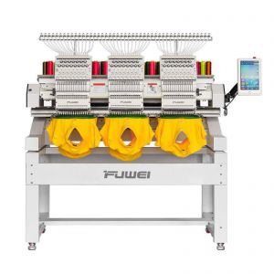 400X400mm 3 Heads 12/15 NeedleEmbroidery Machine