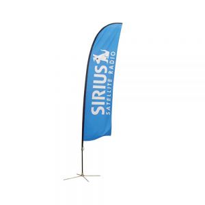5m Wing Banner with Cross Base