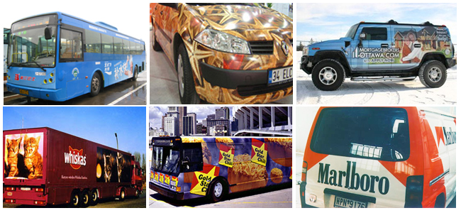 Self-adhesive Vinyl Film application