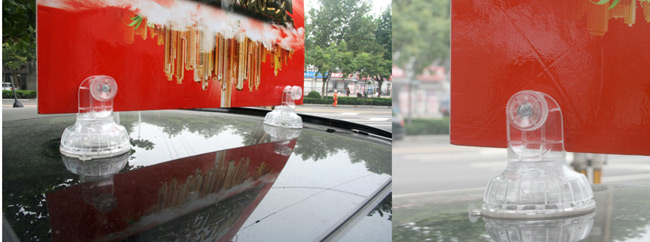 Car Roof Suction Cup application