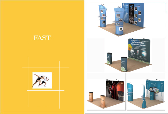  Straight Fabric Display Wall application2