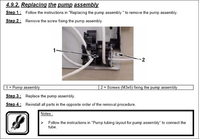 Mutoh RJ-8000 Water Based Ink Pump usage 2