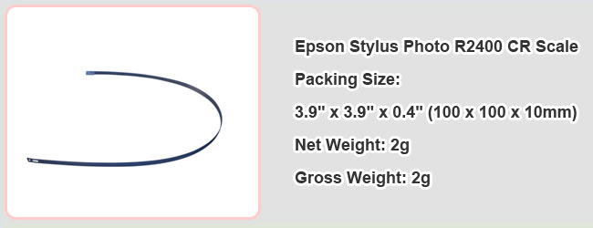 Epson Stylus Photo R2400 CR Scale details
