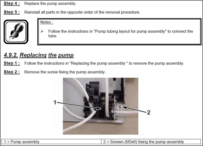 Mutoh Spitfire65/90 Solvent Resistant Pump usage