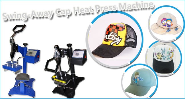 Swing-Away Cap Heat Press Machine