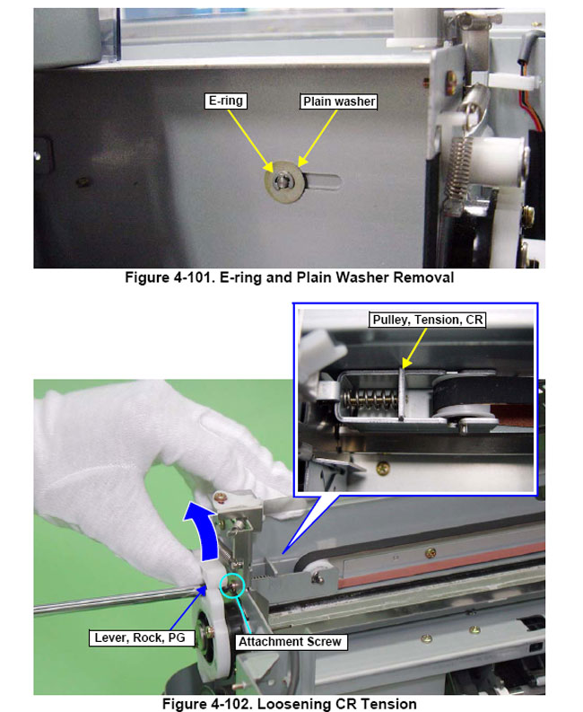 Epson Stylus Pro 4800 Belt Pulley usage