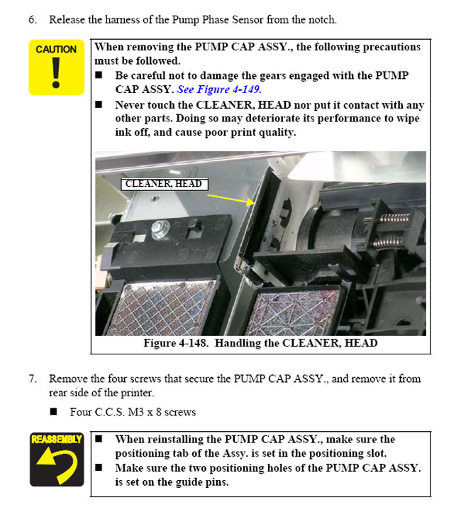 Epson Stylus Pro 7880/9880 Solvent Capping Unit usage-1