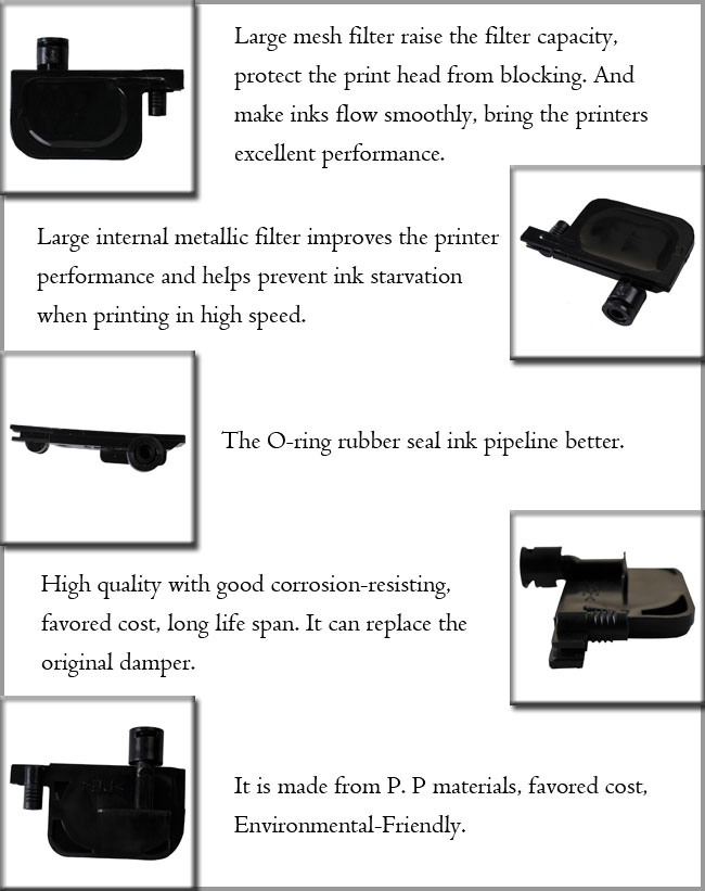 Mutoh RJ-8000 Printhead Small Damper UV details 2