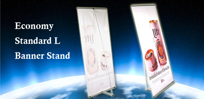 Economy Standard L Banner Stand