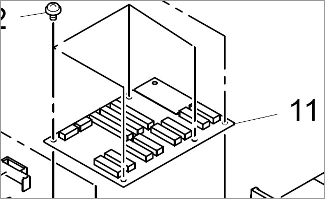 Roland RS-640 Print Carriage Board  application 1