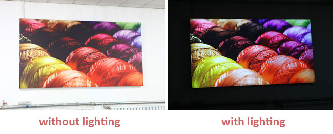 Tension Fabric for Light Box (Wide Format) application 1