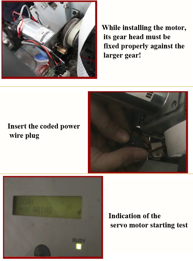 Mutoh Servo Motor for VJ-1624 Installation