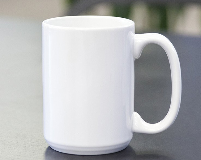 15 OZ Sublimation Blank White Mugs