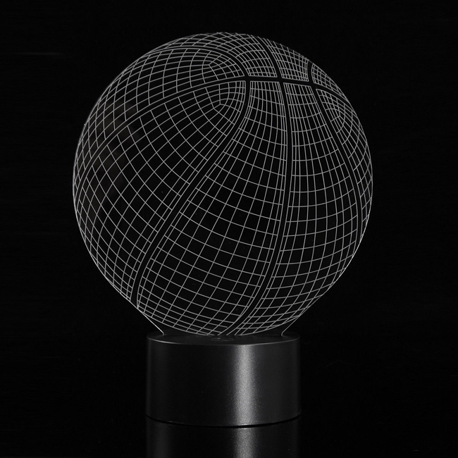 Night Light Acrylic Plate Panel Holder + USB Cable+Remote