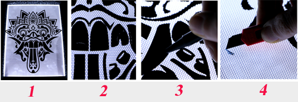 A4 Film Repair Light Table